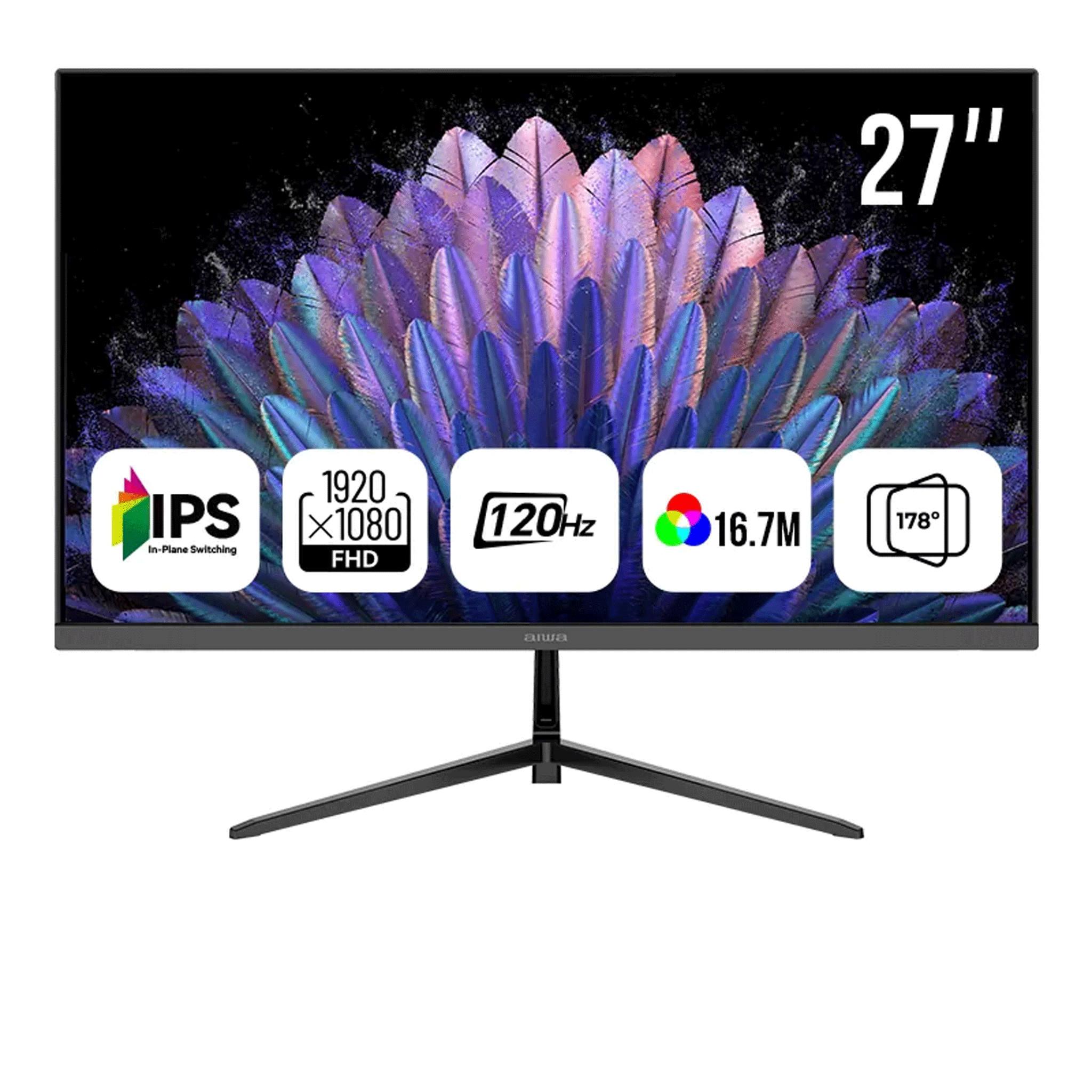 Màn hình Văn phòng Aiwa AW-MF2725-V | 27 inch, FHD, 120Hz, IPS - Ảnh 1