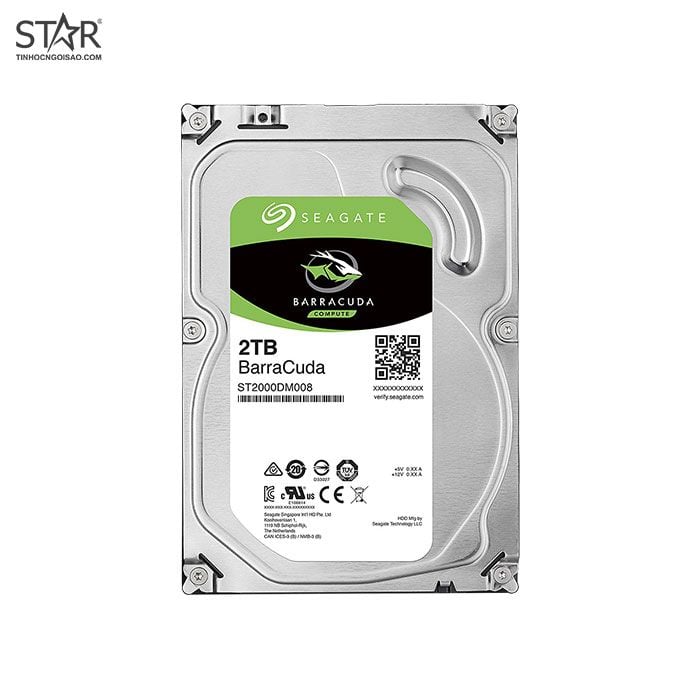 Ổ cứng HDD Seagate BarraCuda 2 TB | SATA III, 3.5" (ST2000DM008) - Ảnh 3