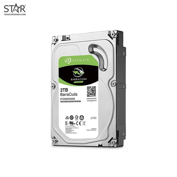 Ổ cứng HDD Seagate BarraCuda 2 TB | SATA III, 3.5" (ST2000DM008) - Ảnh 4