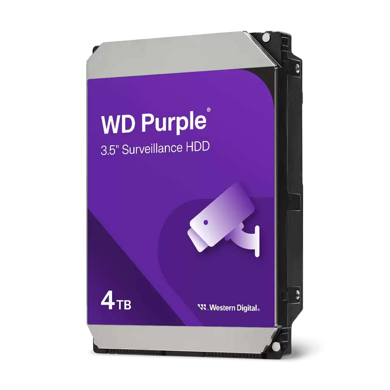 Ổ cứng HDD Western Digital Purple 4TB WD43PURZ Chính Hãng | SATA III, 3.5 inch, 256MB Cache, Surveillance HDD - Ảnh 1