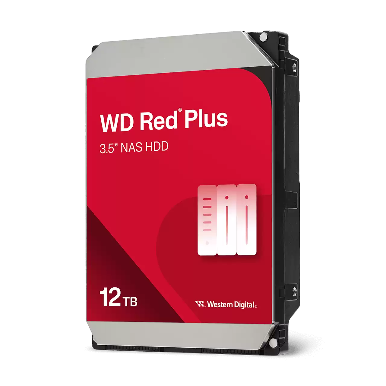 Ổ cứng HDD Western Digital Red Plus 12TB WD120EFGX | SATA III, 3.5 inch, 7200RPM, 512MB Cache - Ảnh 2