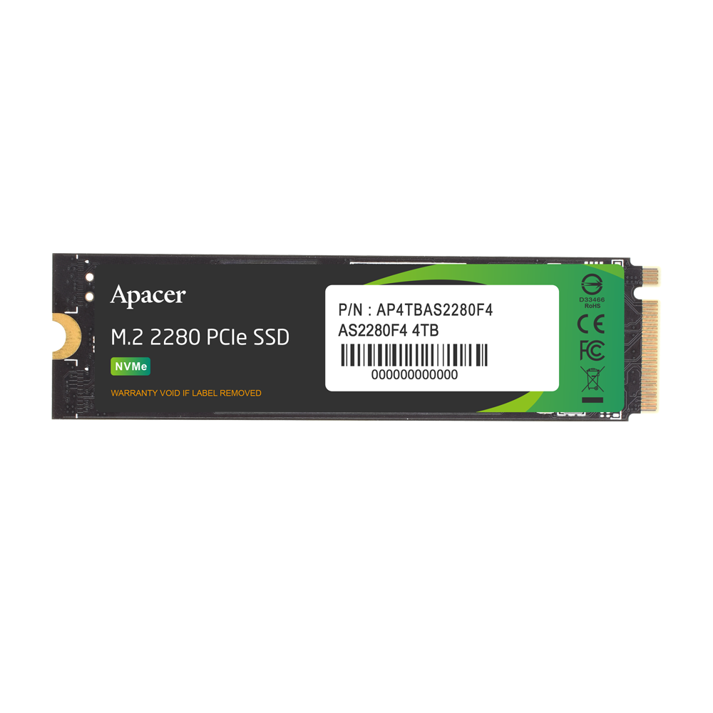 Ổ cứng SSD Apacer AS2280F4 4TB | PCIe Gen5 x4 NVMe, M.2 2280 (AP4TBAS2280F4-1) - Ảnh 3