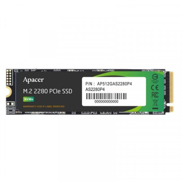 Ổ cứng SSD Apacer AS2280P4 256GB | PCIe Gen3 x4 NVMe, M.2 2280 (AP256GAS2280P4-1) - Ảnh 1