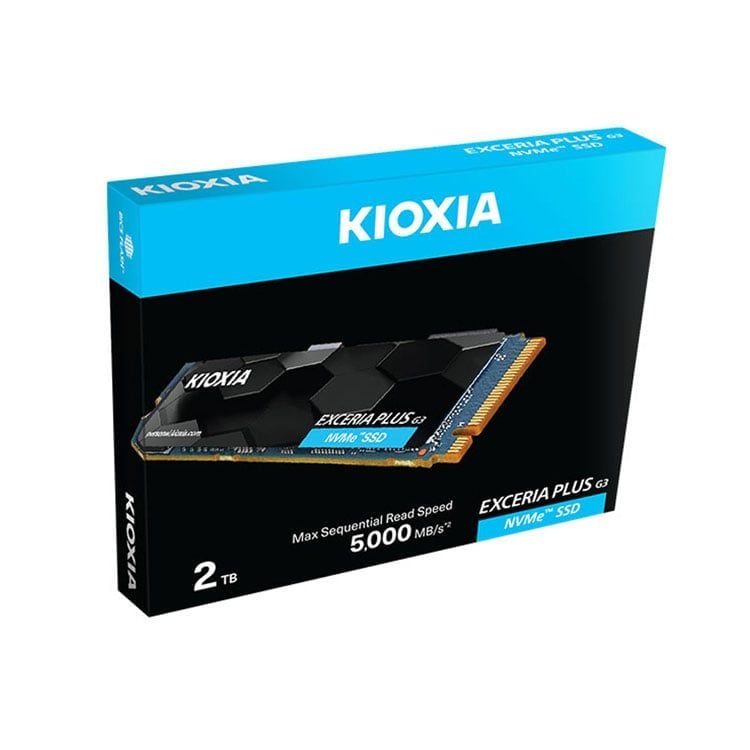 Ổ cứng SSD Kioxia Exceria Plus G3 2TB | PCIe Gen4 x4 NVMe, M.2 2280 (LSD10Z002TG8) - Ảnh 2
