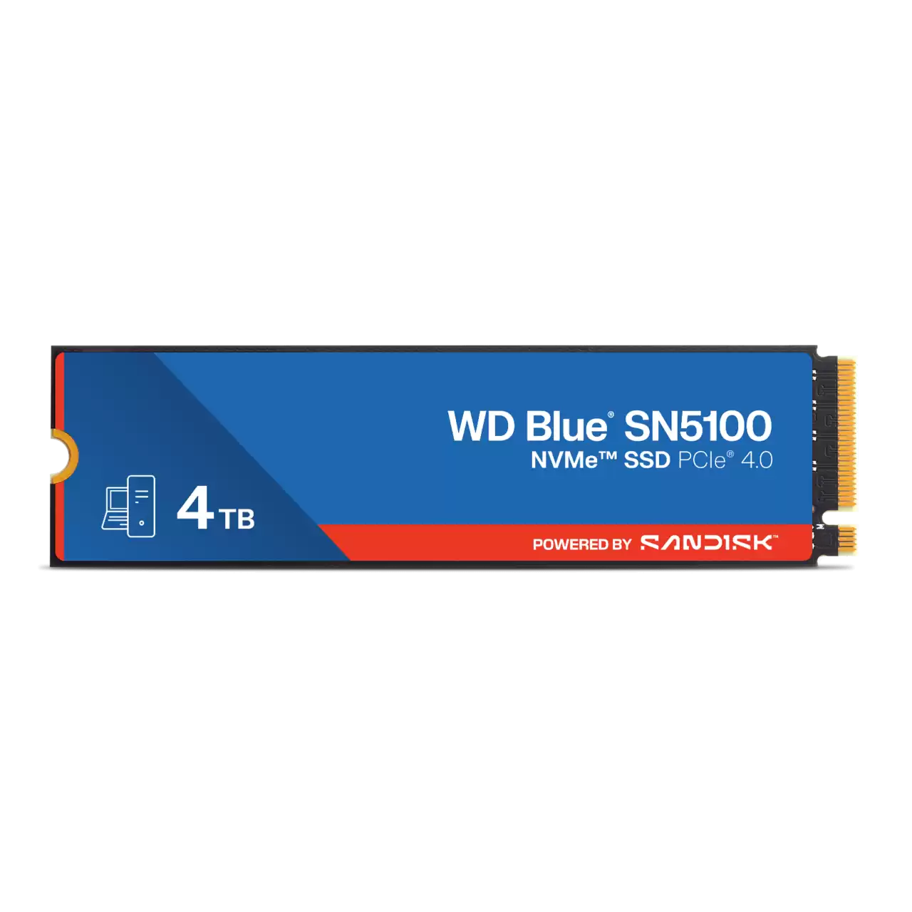 Ổ cứng SSD Western Digital Blue SN5100 4TB | NVMe PCIe Gen4, M.2 2280 (WDS400T5B0E) - Ảnh 1