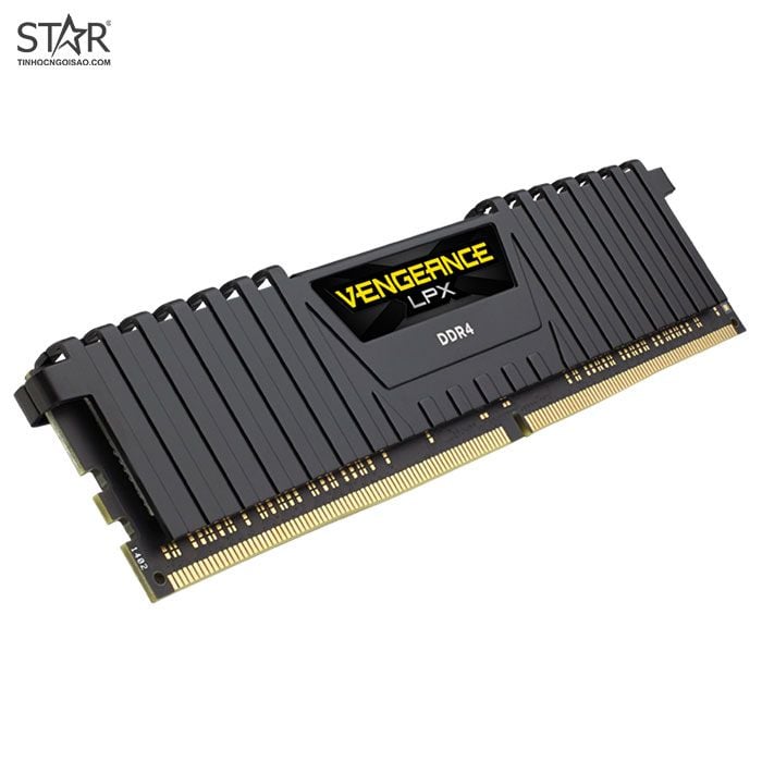 RAM PC Corsair Vengeance LPX 16GB DDR4 Black | (1x16GB), 3200MHz, Intel/AMD CMK16GX4M1E3200C16 - Ảnh 2