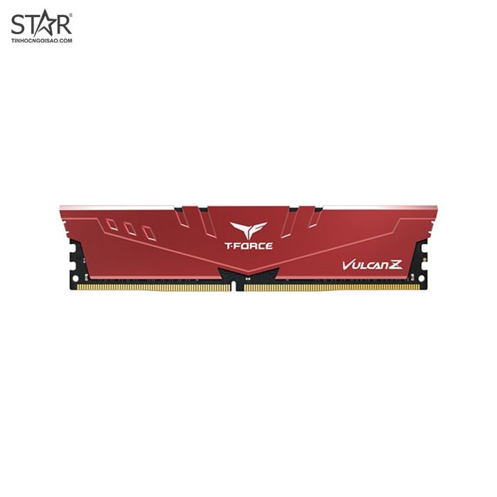 RAM PC TeamGroup T-Force Vulcan 16GB DDR4 Red | (1x16GB), 3200MHz, Intel/AMD TLZRD416G3200HC16F01 - Ảnh 2