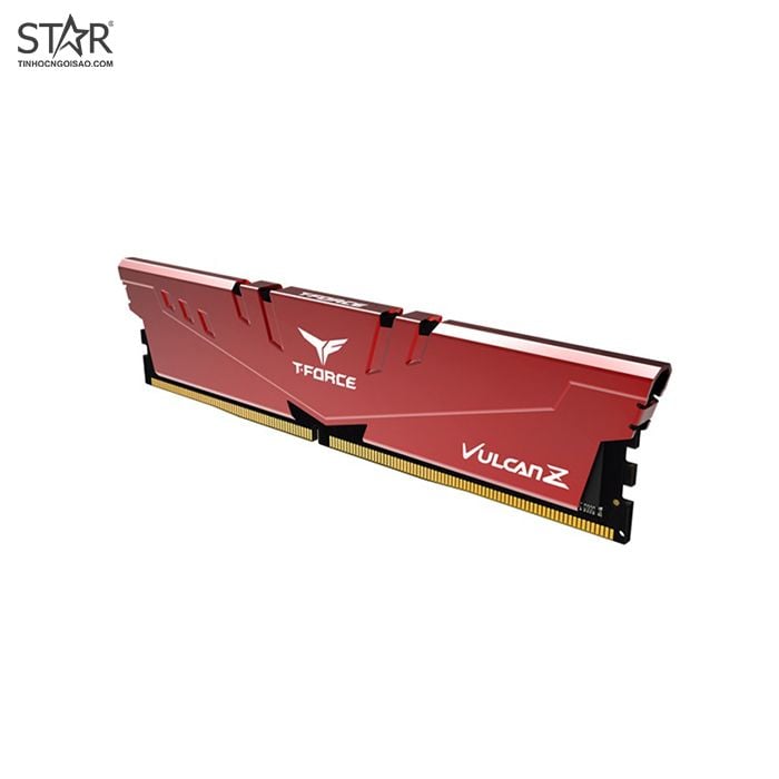 RAM PC TeamGroup T-Force Vulcan 16GB DDR4 Red | (1x16GB), 3200MHz, Intel/AMD TLZRD416G3200HC16F01 - Ảnh 3