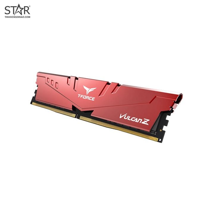 RAM PC TeamGroup T-Force Vulcan 16GB DDR4 Red | (1x16GB), 3200MHz, Intel/AMD TLZRD416G3200HC16F01 - Ảnh 4