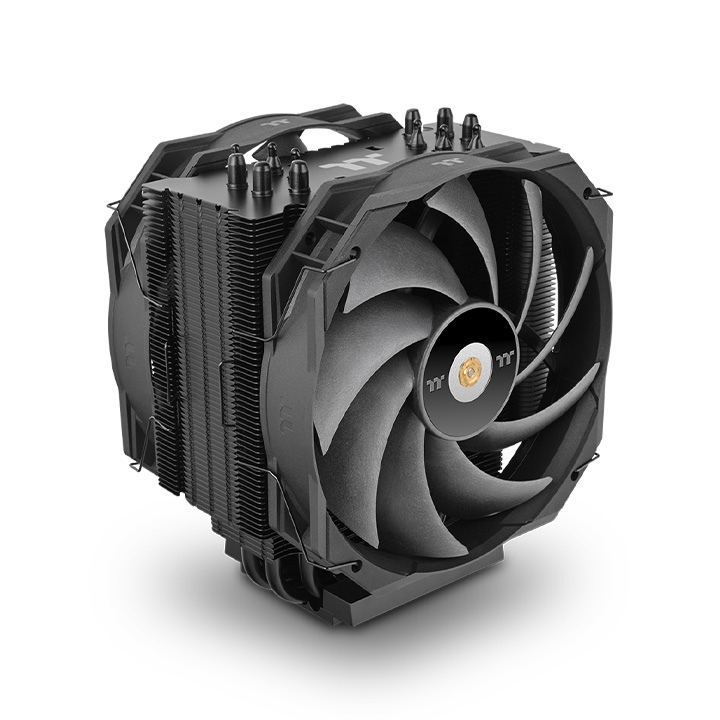 Tản nhiệt khí Thermaltake WAir CL-P140-CA14BL-A | 500W TDP, Dual TOUGHFAN 14 Pro, Intel LGA4677, AMD sTR5/SP6, Đen - Ảnh 1