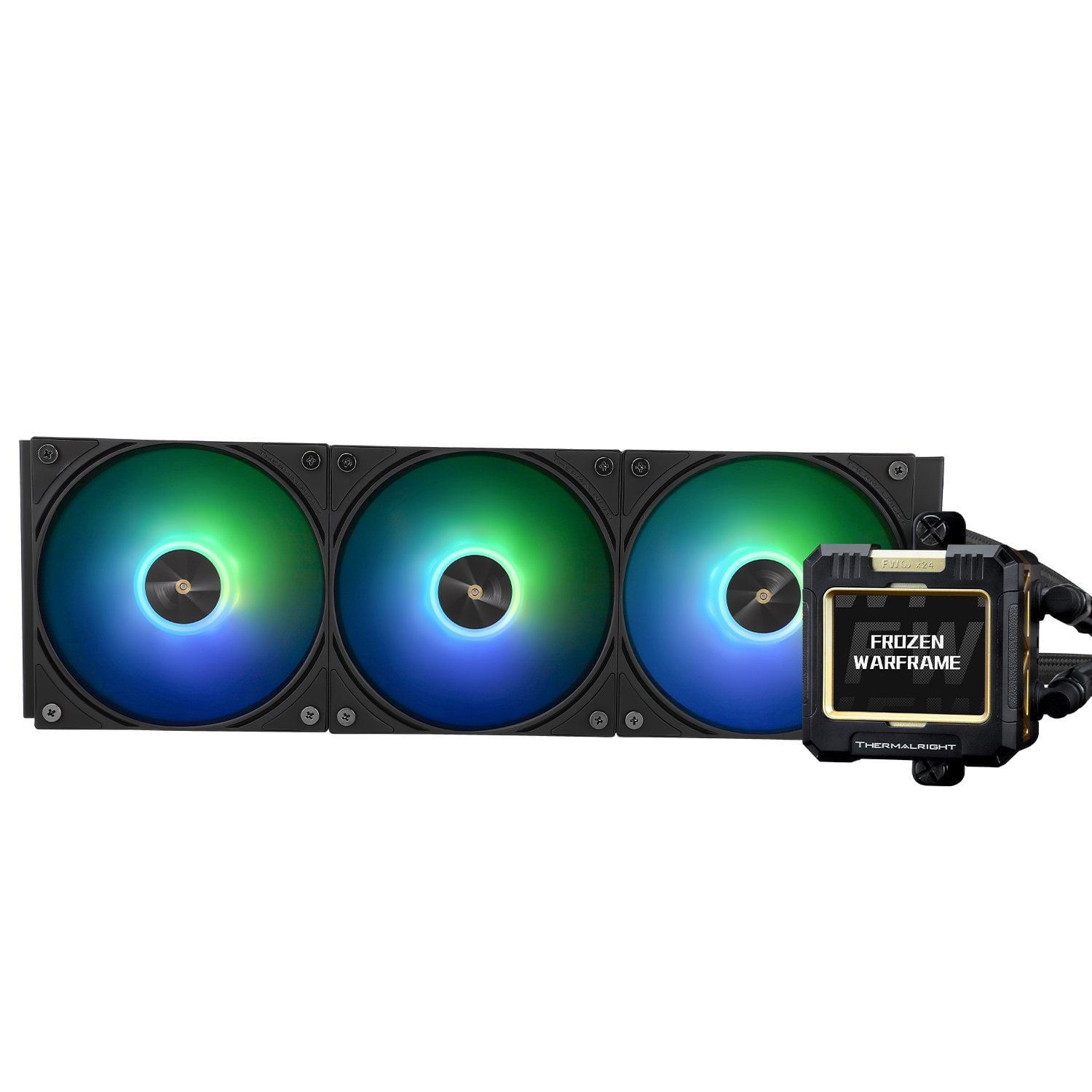 Tản nhiệt nước Thermalright Frozen Warframe 360 Black | ARGB Display, Đen - Ảnh 1