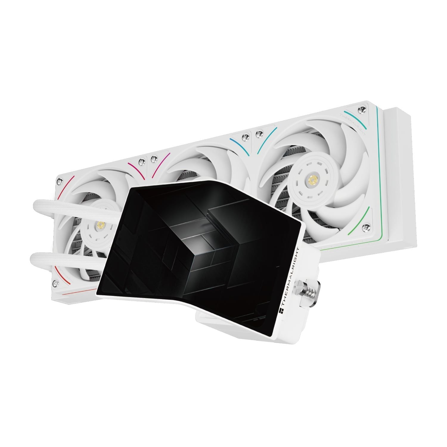 Tản Nhiệt Nước Thermalright LEVITA Vision 360 UB ARGB | LCD 6.67 inch, 360mm, Trắng - Ảnh 2