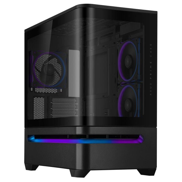 Thùng máy Asus Prime AP202 ARGB M-ATX (Không Fan Đi Kèm) (Aio 360 Top) - Đen - Ảnh 1