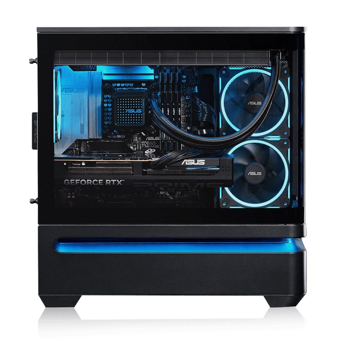 Thùng máy Asus Prime AP202 ARGB M-ATX (Không Fan Đi Kèm) (Aio 360 Top) - Đen - Ảnh 3