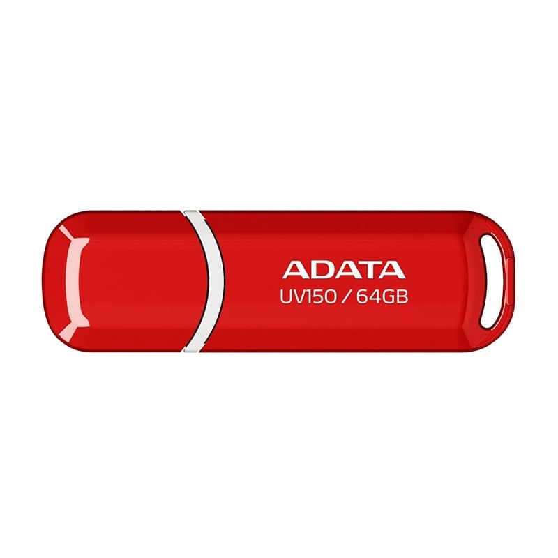 USB Adata DashDrive UV150 64GB | Đỏ, USB 3.2 Gen 1 (AUV150-64G-RRD) - Ảnh 2