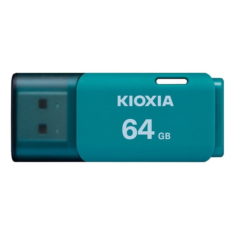 USB Kioxia TransMemory U202 64GB (LU202L064GG4) | USB 2.0, Xanh - Ảnh 1